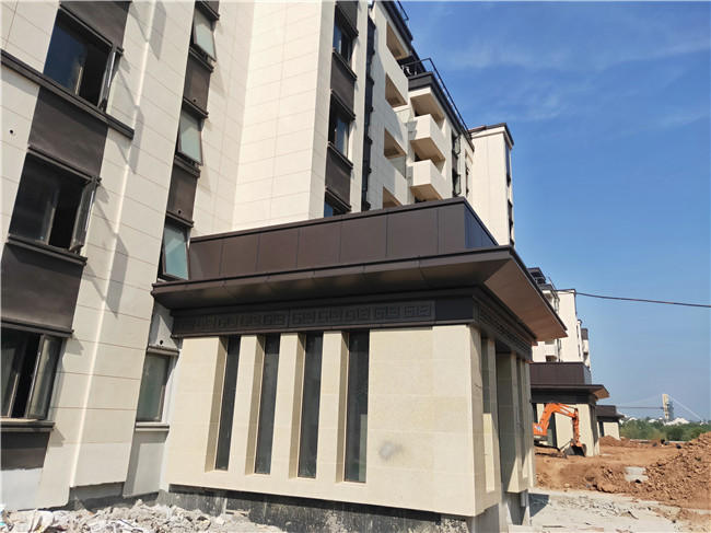 合肥臥龍山莊鋁單板項(xiàng)目